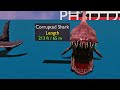60+ Ultimate 3D Sea Monsters Size Comparison 2024 | Bloop VS El Gran Maja