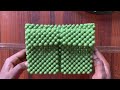 HOW TO MAKE A BALENCIAGA BEADED BAG WITH TWO FRONT POCKETS💚