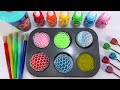 Oddly Satisfying Video | How I Made 6 BIG Squishy Balls with Slime & Shiny Lollipops Cutting ASMR