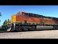 CN SD70M-2 Pair leads BNSF U-BMNOSL Eastbound at Big Lake, MN with a friendly crew