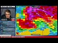 🔴NOW: Tornado Threat Broadcast with LIVE Storm Chasers