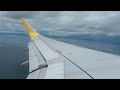 Cebu Pacific Airbus A320 starting engines, taxing and takeoff from Zamboanga