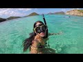 Snorkeling St. John USVI ~ Day 3 ~  Annaberg Trail to Waterlemon Cay @ Leinster Bay!