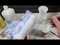 How to DECOUPAGE NAPKINS on Glass | 2 ways to Decoupage Napkins on Glass