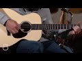 Santa Cruz OM, East Indian Rosewood & Adirondack Spruce demo