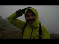 VERY STRONG WINDS AND RAIN SUMMIT CAMP - Solo Wild Camping- Pike of Blisko Lake District UK