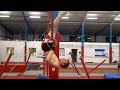 1st attempt up side down pull ups