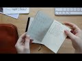 how i'm using my passport bullet journal ✸ 2024 passport travellers notebook setup