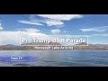 Pro Trump Boat Parade Roosevelt Lake AZ