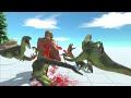 공룡15마리 vs 모든 유닛 🏰DEINONYCHUS VS ALL UNIT🐱Animal Revolt Battle Simulator