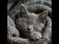 Lullaby for cat sleep, 12 hours, 4k!