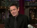 Robert Downey Jr. Comes Clean About His Addictions | Letterman