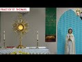 LIVE: JULY 3, 2024 | HOLY MASS & ADORATION| DIVINE USA | FR . THOMAS SUNIL VC