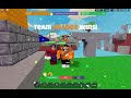 Playing Roblox Bedwars With My Sister