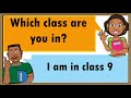 Introducing Yourself in English | Basic English School Conversation Practice for Beginners