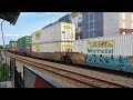 Westbound NS Intermodal speeds through CP Bound Brook