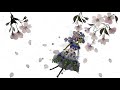 Fairy Enjoying of Blooming flowers animation. Animated in After Effects