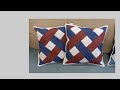 Patchwork pillowcase wicker