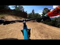 Snow Summit Bike Park MTB Blue Steel with Miracle Mile and Party Wave with Westridge