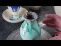 Melting Glass Jars on Pottery - Experimental