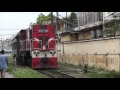 ベトナム鉄道 D12E機関車の入換【HD】 ハノイ駅 Trains in Vietnam hanoi(D12E loco.)