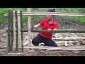 200 Days Farm Building TIMELAPSE: Repairing bridge was swept away by heavy flood. Farm Life