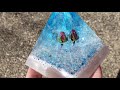 Resin pyramid step by step | Resin pyramid with flowers | Resin pyramid DIY