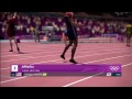 LONDON 2012 OLYMPICS 100 METRES WORLD RECORD 9.35