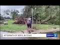 Florida Red Cross volunteers providing relief following Beryl