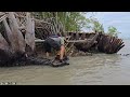 3 days Build special shelters with water coconut trees #bushcraft #survival #camping