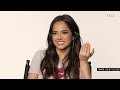 Becky G Sings 'Shower,' Hilary Duff, and Jennifer Lopez in ROUND 2 of Song Association | ELLE