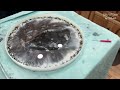 #349 Resin Freeform 20 Inch Bowl With Abalone Shell Border