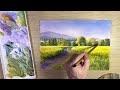 How to paint a wheat field in Watercolor