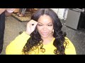 Lace Closure Sew In with THE NEW 2x6 LACE  Closure !! Wiggins Hair