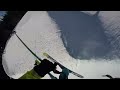 Skiing through pipe gone wrong!