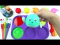 Satisfying Video l How To Make Rainbow Kinetic Sand Foot and Nail Polish Cutting ASMR