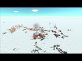 ANCIENT HUMANS Team vs MODERN HUMANS Team - Animal Revolt Battle Simulator