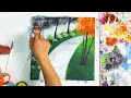 Rainy Day Painting | Acrylic painting for beginners step by step | Paint9 Art