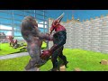 Boss Scourge vs Boss Goro - Animal Revolt Battle Simulator