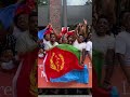 Eritrea fans amazing support for Biniam Girmay in Hamburg 🇪🇷 🇩🇪