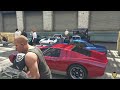 GTA 5 - Stealing Fast And Furious Movies Starting 'Dominic Toretto'  Cars with Franklin! (Cars #121)