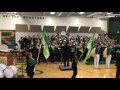 Mayo High School band song and national anthem - October 2015