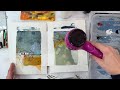 Creating Abstract Landscapes Using a Gelli Plate #gelliarts #landscape #abstractpainting #mixedmedia