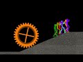 Survival Stickman Race: Run From Gear