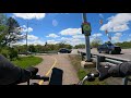 [4K] The complete Olentangy Trail in Ohio on Brompton folding bike