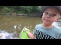 Cast Netting Bait for His PET BASS!