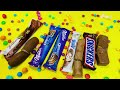 Oddly Satisfying ASMR/ Unboxing Chocolates Kinder,Milka,Snickers🍫🍭🍬