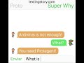 If Proto texted Super Why