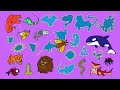 Animal ABC | Learn the alphabet with SCARY ANIMALS for children | abcd videos for kids A to Z esl