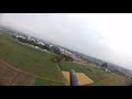 Rc flying wing crash.